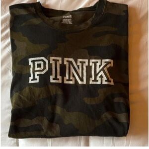 PINK Victoria's Secret Camouflage Tee